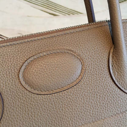HM Bolide Bag Grey For Women Silver Toned Hardware 12.6in/32cm