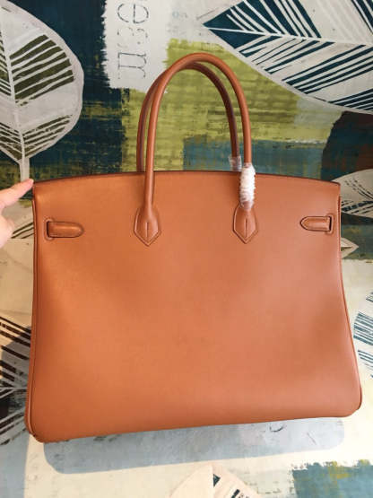 HM Birkin Brown For Women Gold Toned Hardware 11.8in/30cm