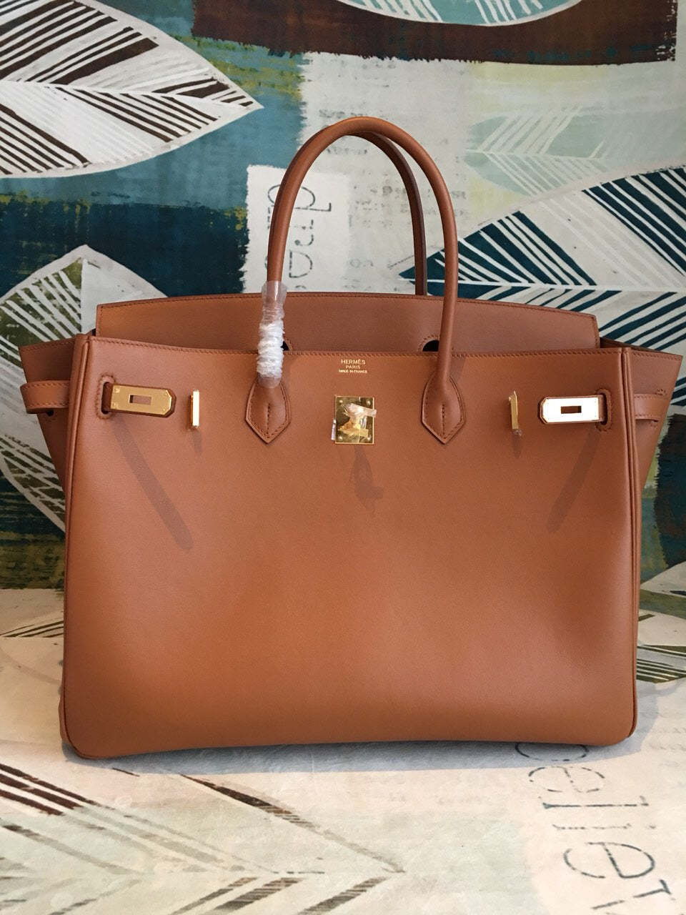 HM Birkin Brown For Women Gold Toned Hardware 11.8in/30cm