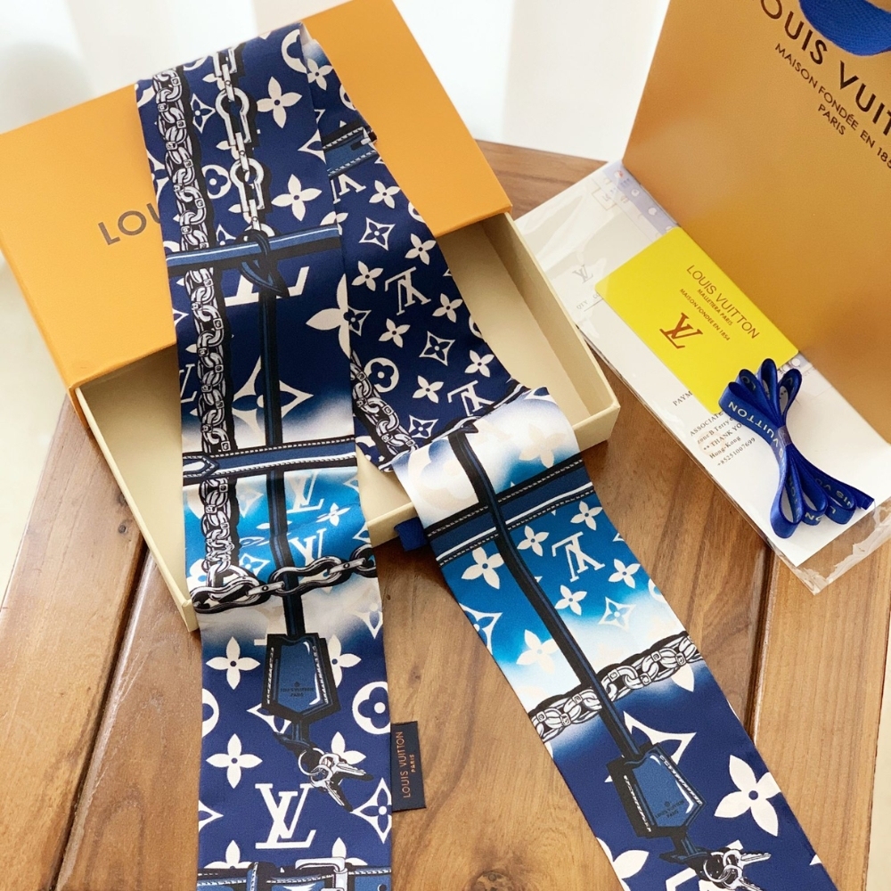 LV ESCALE CONFIDENTIAL BANDEAU BLUE