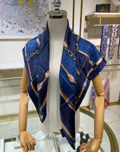 LV DENIMGRAM CONFIDENTIAL SQUARE 90 M78096