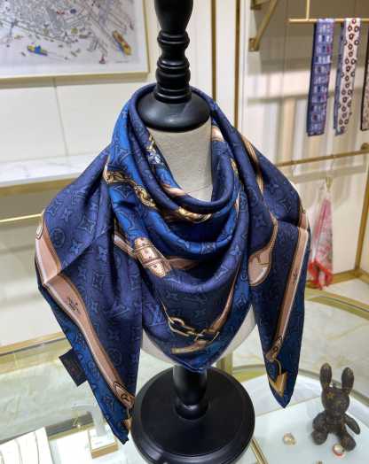 LV DENIMGRAM CONFIDENTIAL SQUARE 90 M78096
