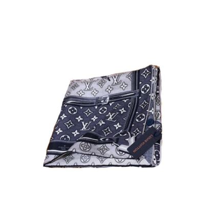 LV DENIMGRAM CONFIDENTIAL SQUARE 90 GREY