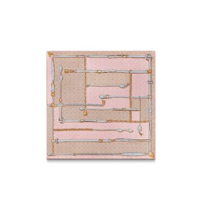 LV DENIMGRAM CONFIDENTIAL SQUARE 90 PINK M78097