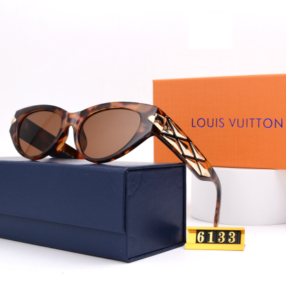 LV LV MALLETAGE CAT EYE SUNGLASSES LEOPARD BLACK