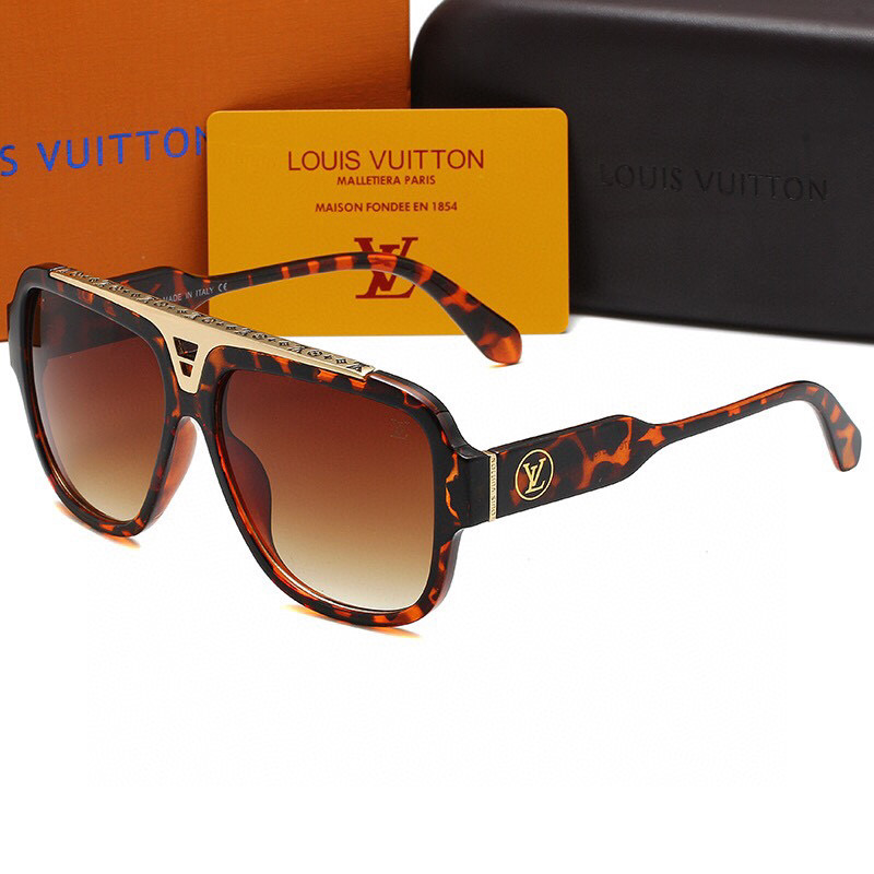 LV LEOPARD PATTERN SUNGLASSES