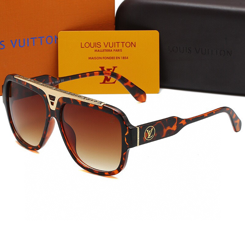 LV LEOPARD PATTERN SUNGLASSES