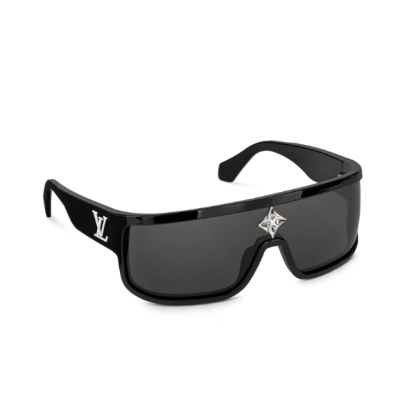 LV CYCLONE SPORT MASK SUNGLASSES BLACK Z1741U