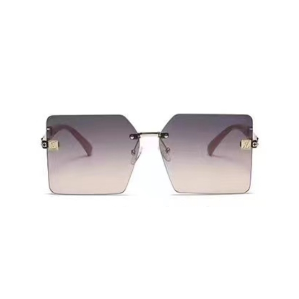 LV ONE SQUARE PURPLE AND PINK SUNGLASSES