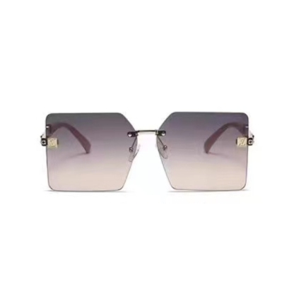 LV ONE SQUARE PURPLE AND PINK SUNGLASSES