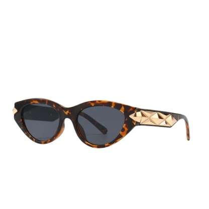 LV LV MALLETAGE CAT EYE SUNGLASSES LEOPARD BLACK