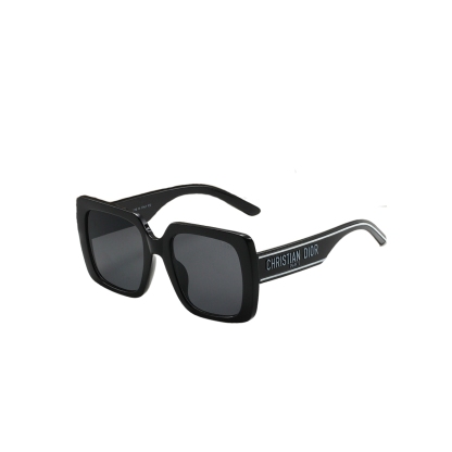 DOR WILDOR S3U GEOMETRIC SUNGLASSES BLACK