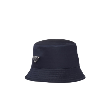 PD RE NYLON BUCKET HAT SLIVER BLACK