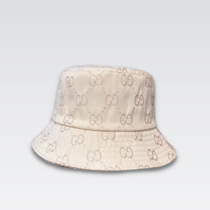 LV GG MONOGRAM BUCKET HAT WHITE