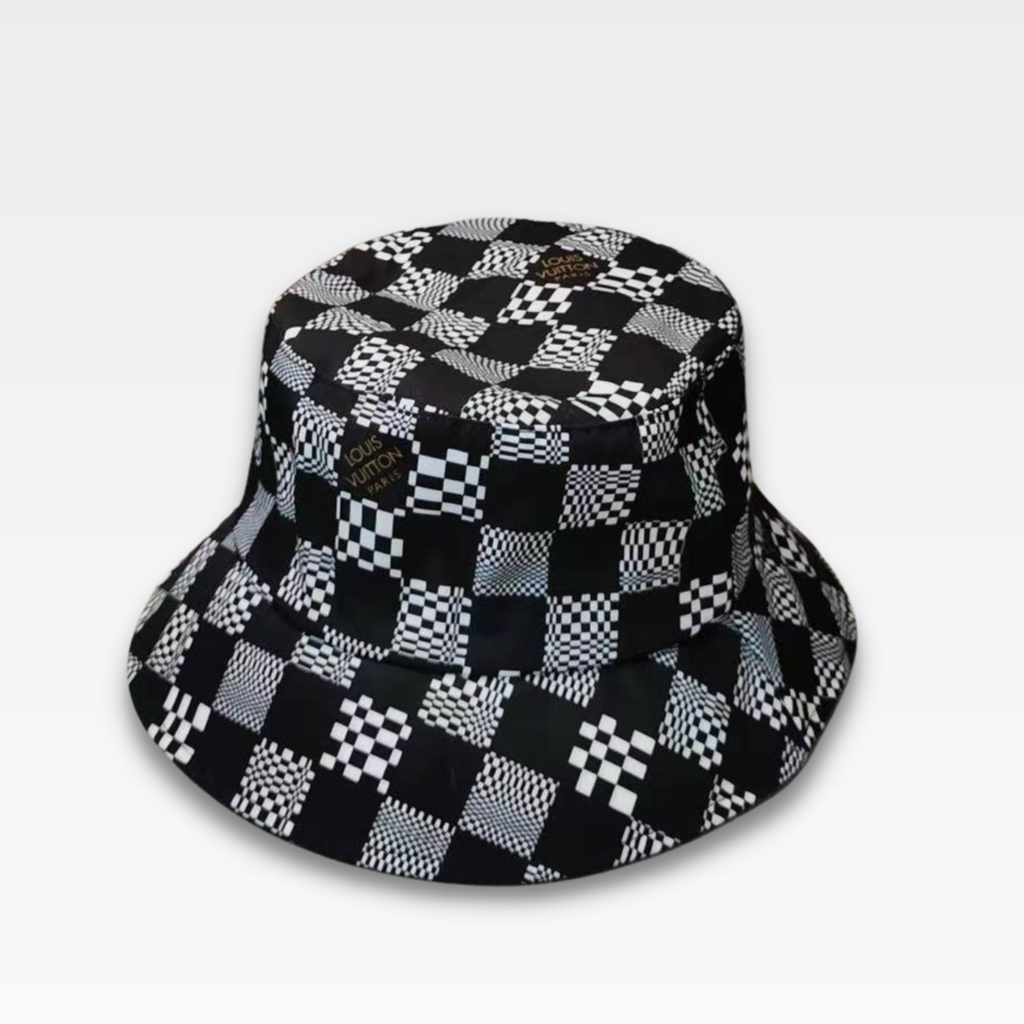 LV DAMIER BUCKET HAT BLACK