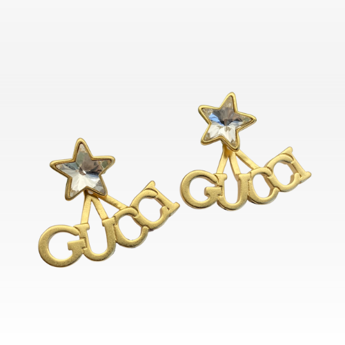 GG CRYSTAL STAR GOLD EARRINGS 679076 J1D50 8031