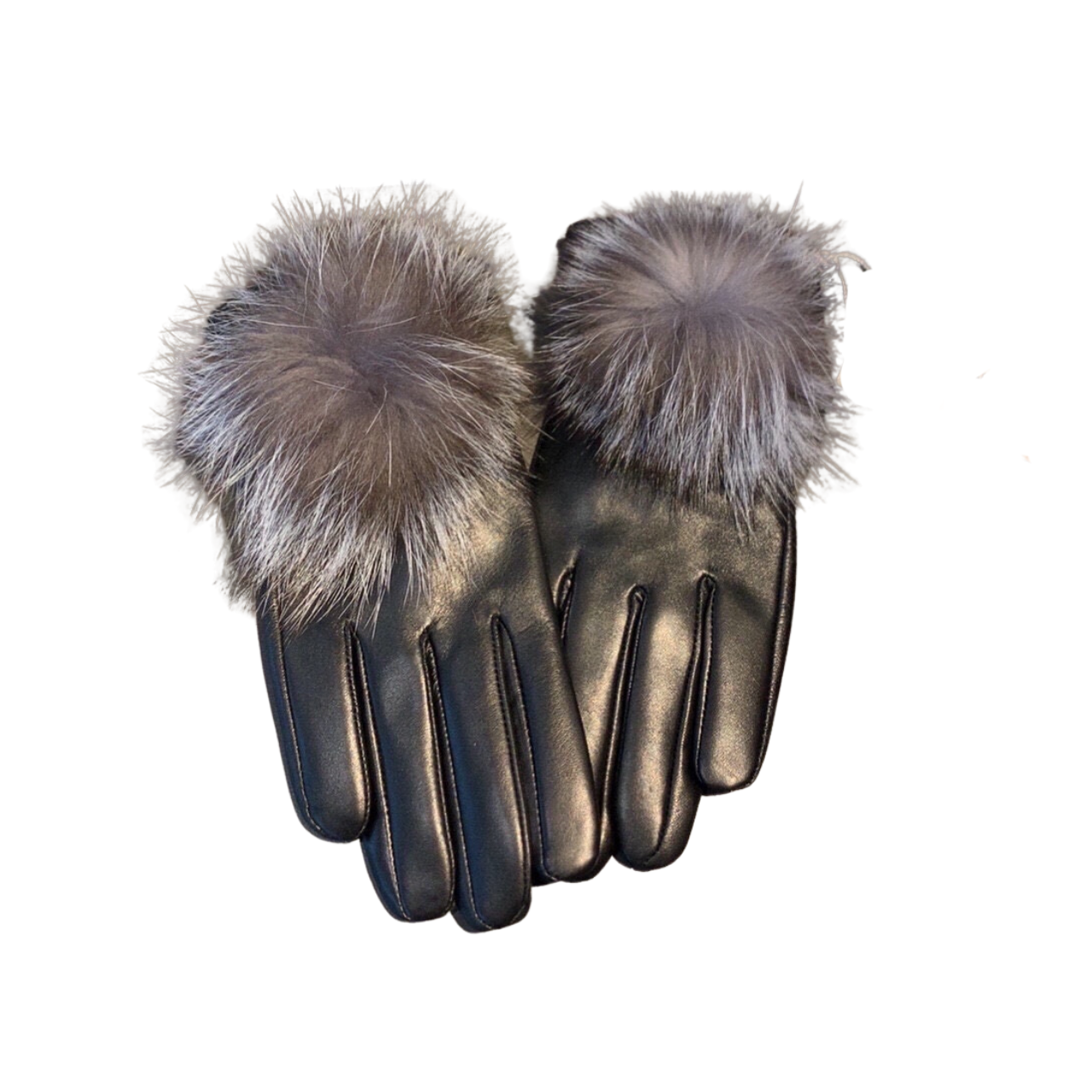 CC GLOVES FUR BLACK