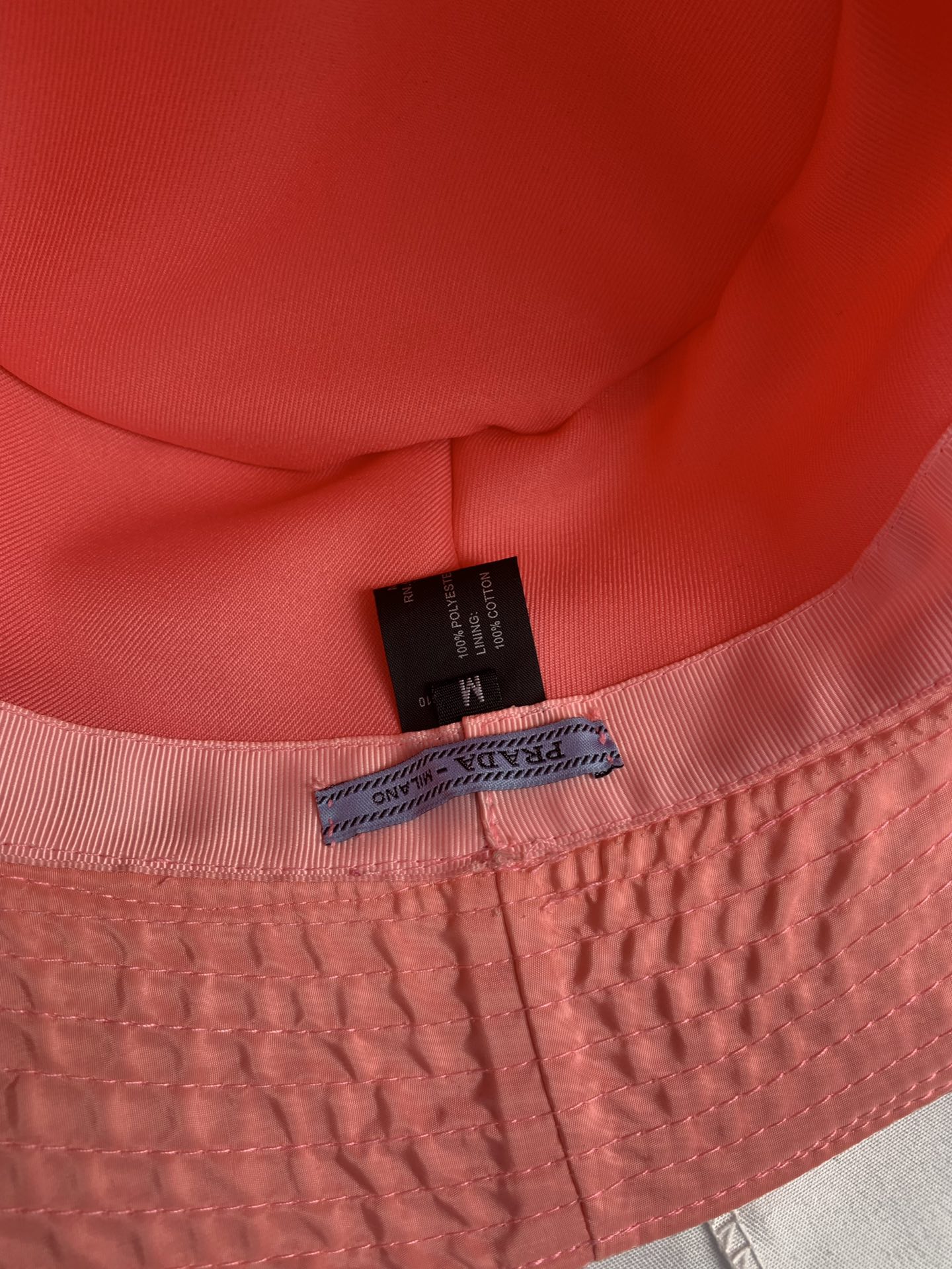 PD RENYLON BUCKET HAT SLIVER PINK