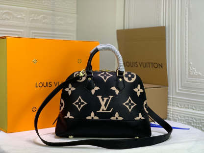 LV Neo Alma PM Monogram Empreinte Black/Beige For Women,  Shoulder And Crossbody Bags 13.8in/35cm LV