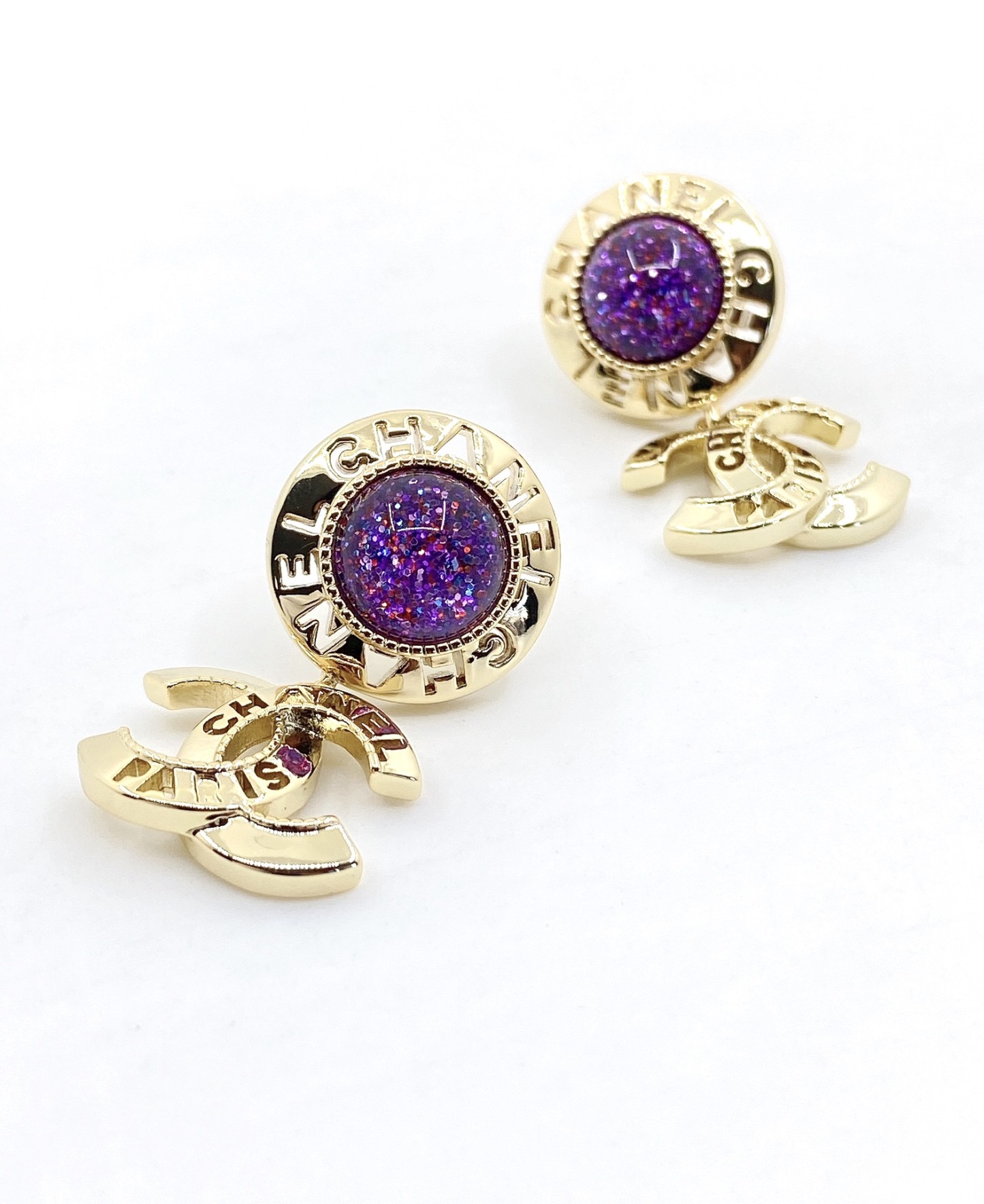 CC PURPLE EARRINGS