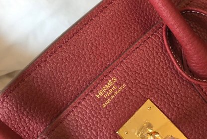 HM Birkin Garnet Red Clemence With Gold Hardware Bag For Women, Handbags, Shoulder Bags 30cm/12in