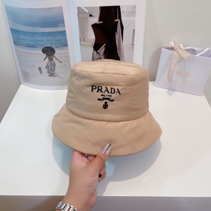 PD PADDED RENYLON BUCKET HAT BEIGE