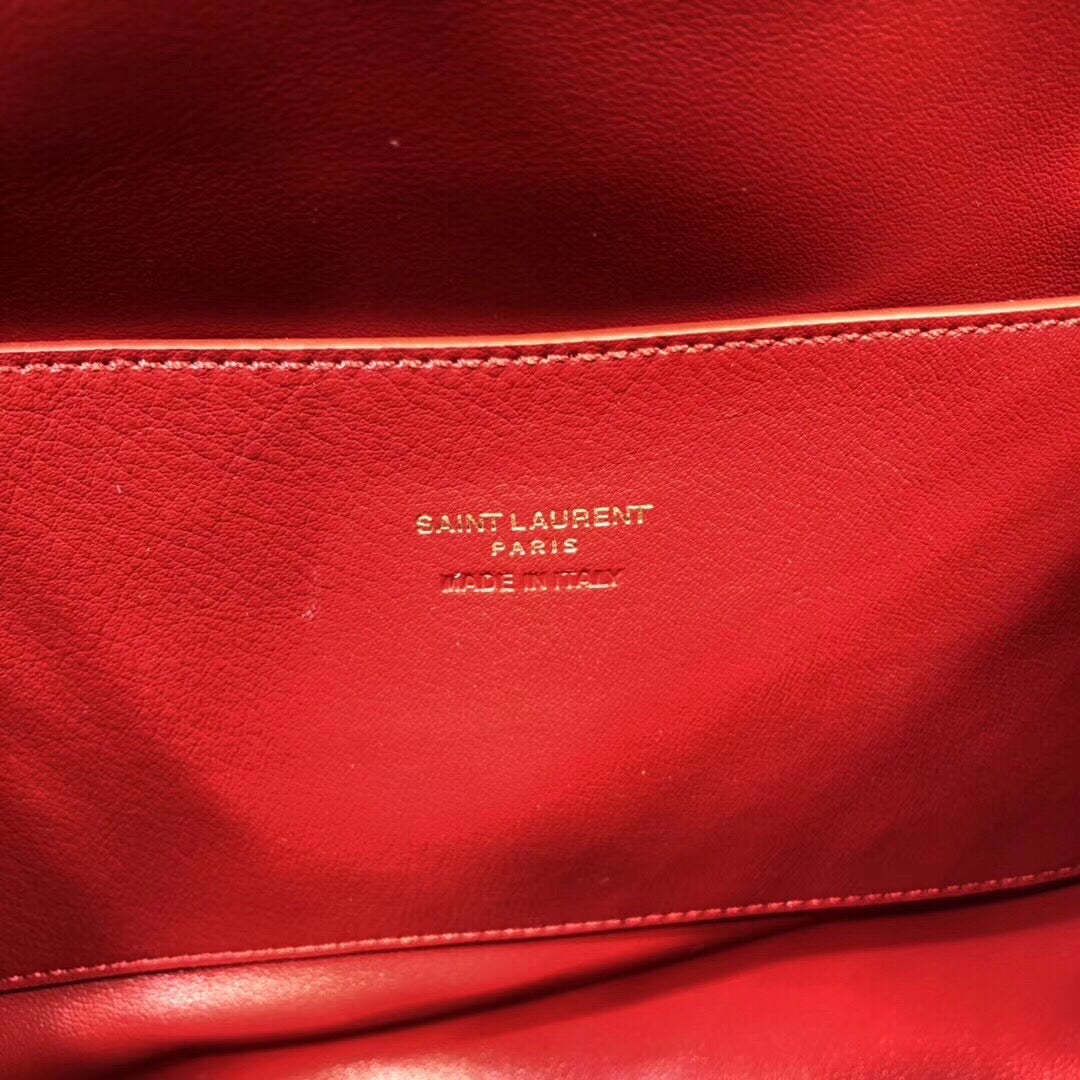 YSSL Kate Medium Reversible Chain Bag Red For Women 28.5in/11.2cm YSL 