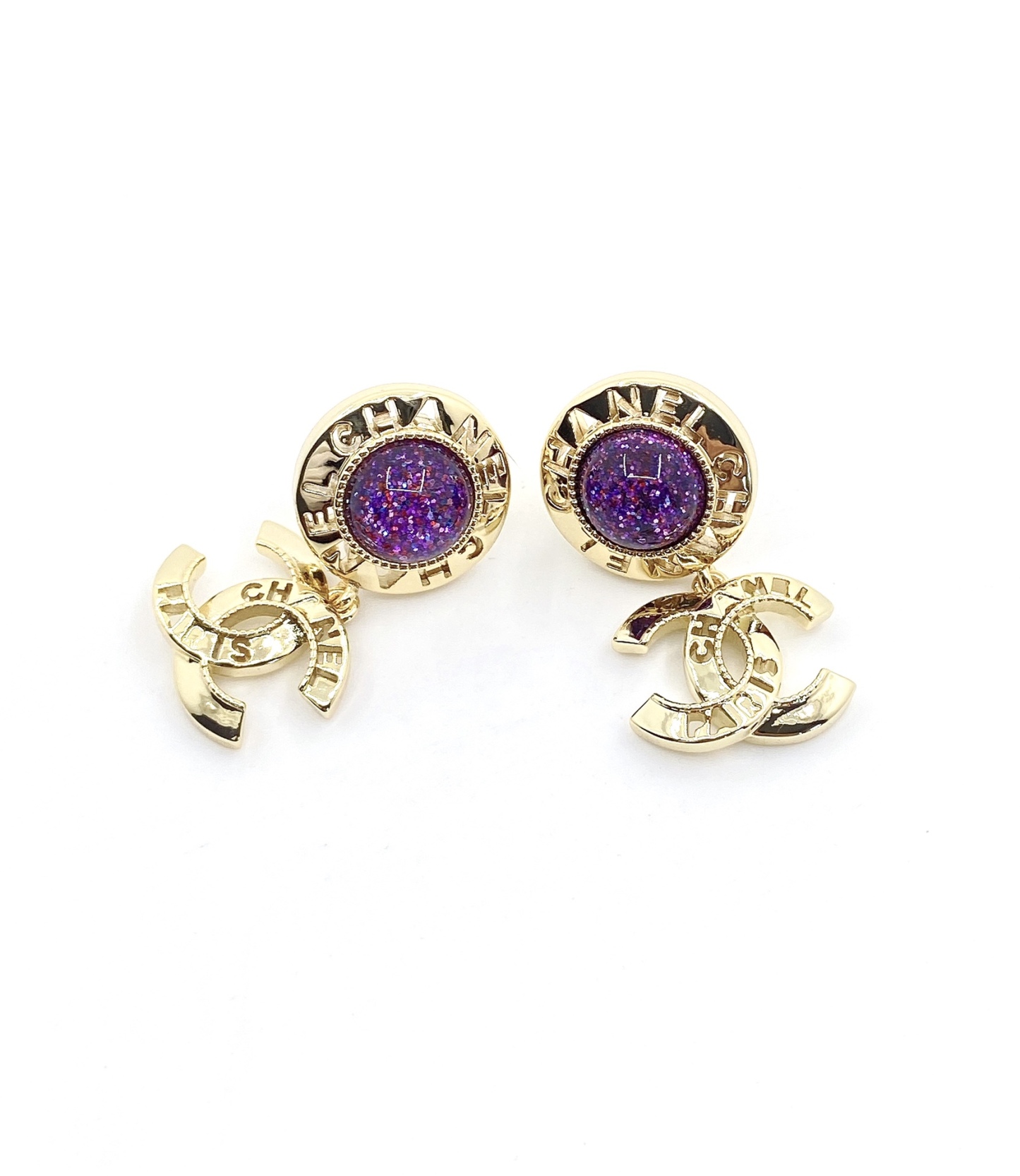 CC PURPLE EARRINGS