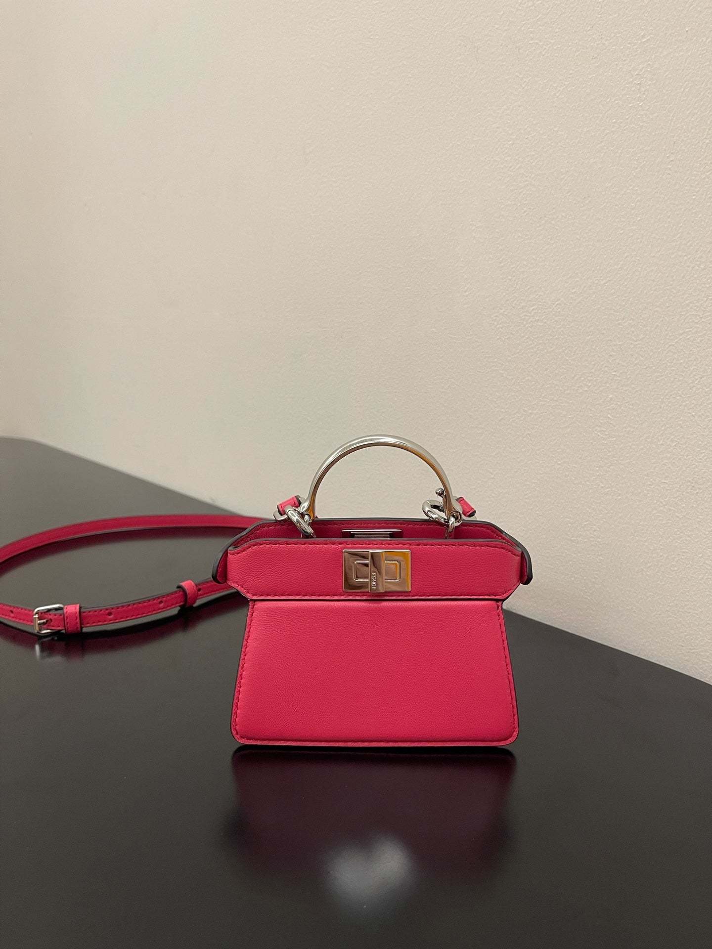 FI Peekaboo ISeeU Petite Pink Micro Bag For Woman 11cm/4.5in
