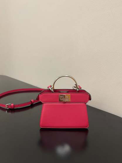 FI Peekaboo ISeeU Petite Pink Micro Bag For Woman 11cm/4.5in