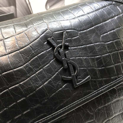 YSSL Niki Medium Chain BagIn-Embossed Black For Women 11in/28cm YSL 6331501K00U1000