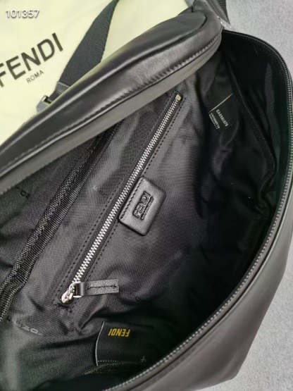 FI Little Monster Belt Bag Black For Men, Men&#8217;s Bags 7.9in/20cm FF