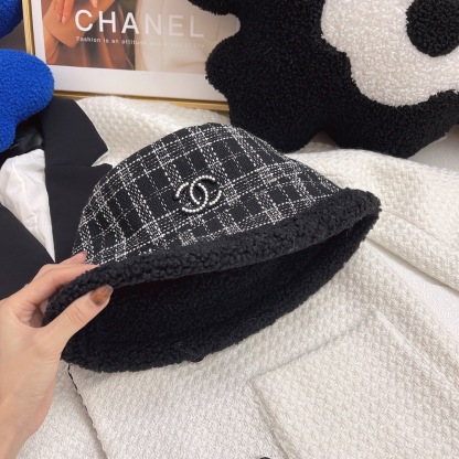 CC CC DOULBLE SIDE FLUFFY x FANTASY TWEED BLACK