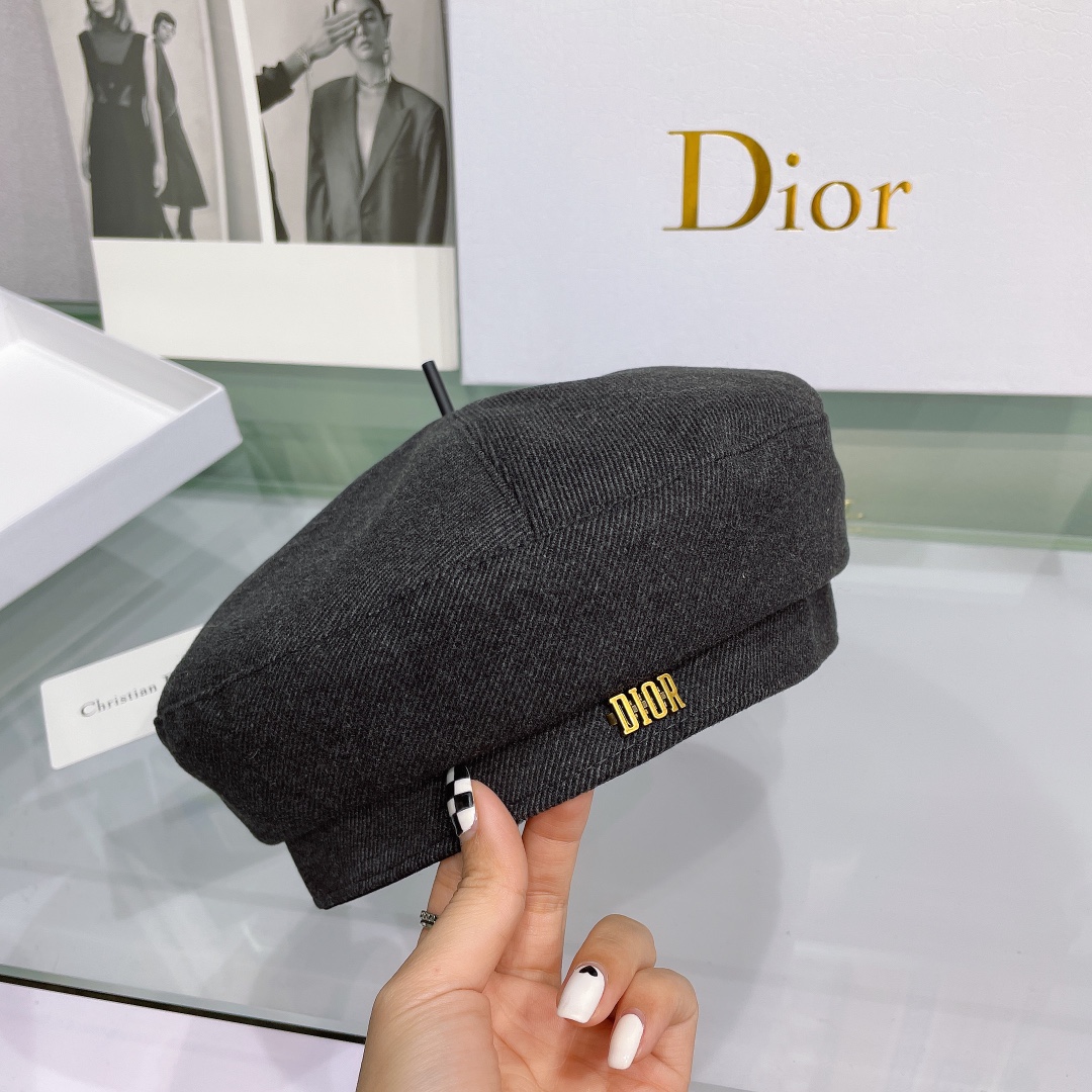 DOR COTTON DRILL BERET GREY