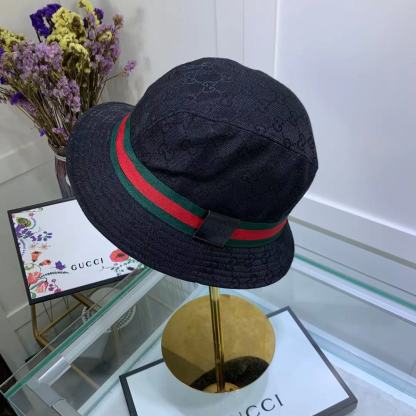 GG GG SSIMA SOFT WEB FEDORA HAT BLACK