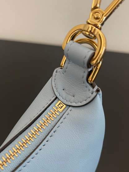 FI Nano FIgraphy Blue For Women, Women&#8217;s HandBags 6.7in/17cm FF 7AS089