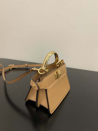 FI Peekaboo ISeeU Petite Brown Micro Bag For Woman 11cm/4.5in