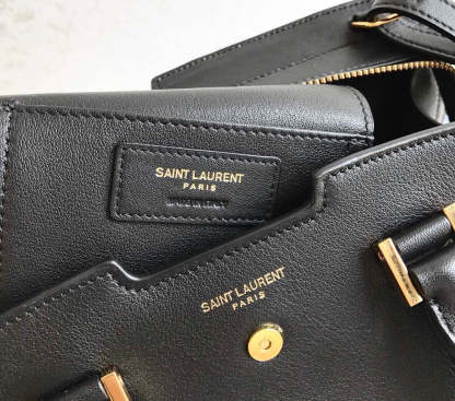 YSSL Monogram Cabas Small Black For Women 12in/31cm YSL