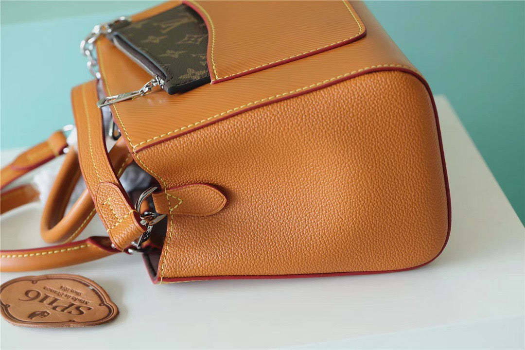 LV Marelle Epi Caramel Brown For Women, Women’s Handbags, Shoulder And Crossbody Bags 9.8in/25cm LV 