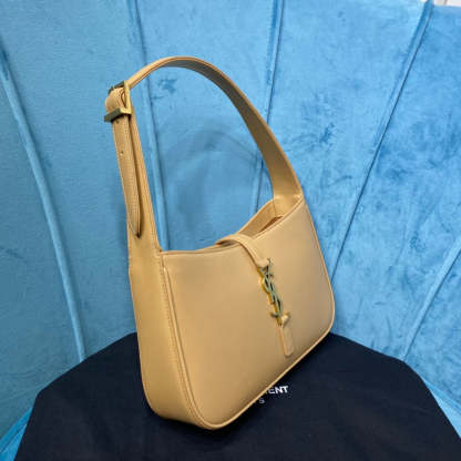 YSSL Le 5 À 7 Hobo Bag In Smooth Beige For Women 9in/23cm YSL  6572282R20W9832