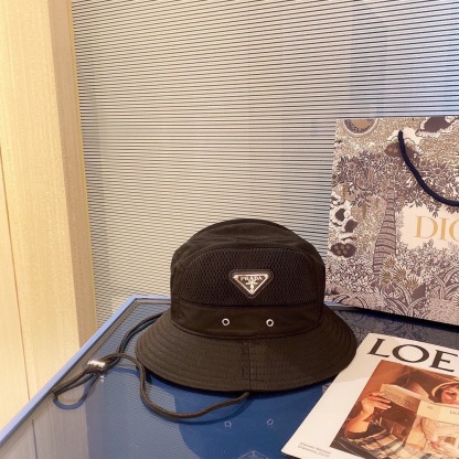 PD MESH PANEL BUCKET HAT BLACK