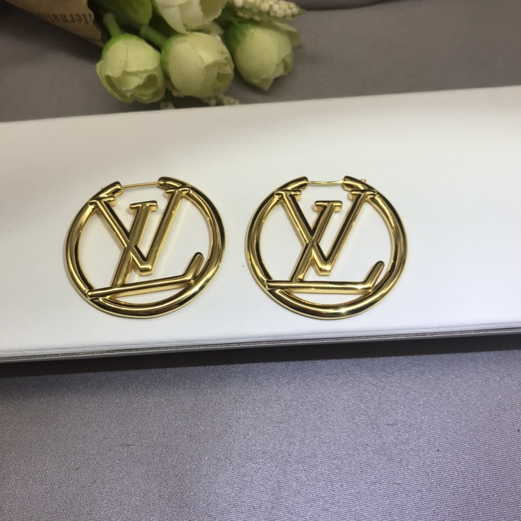 LV LOUISE HOOP EARRINGS M64288