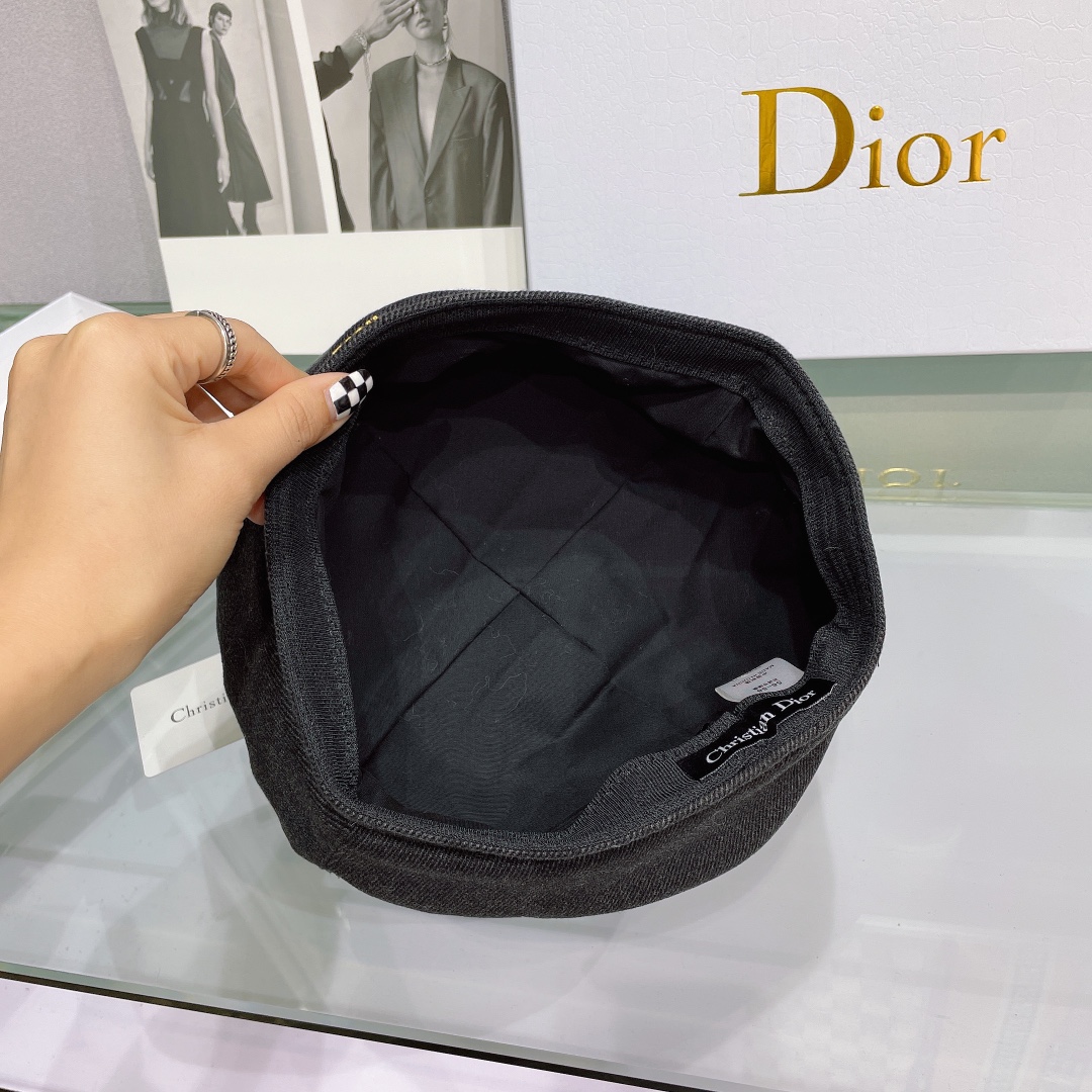 DOR COTTON DRILL BERET GREY