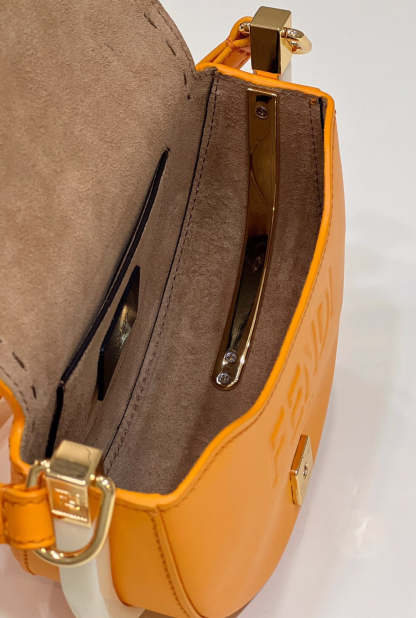 FI Moonlight Saddle Orange Bag For Woman 19cm/7.5in