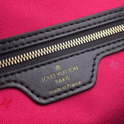 LV Neverfull MM Tote Bag Monogram Canvas Midnight Fuchsia For Women,  Shoulder Bags 12.2in/31cm LV M20511