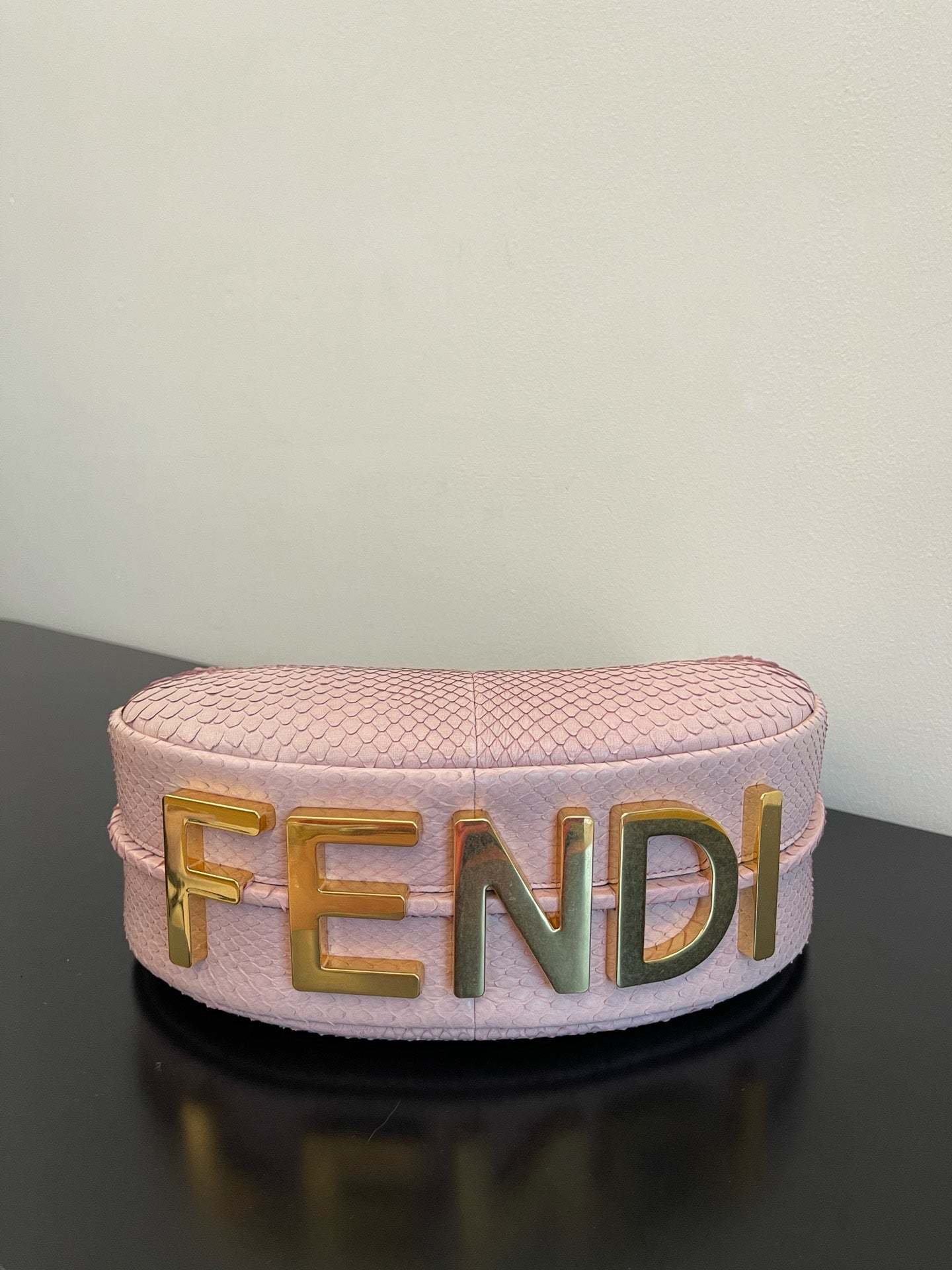 FI FIgraphy Pale pink Python Small Bag For Woman 29cm/11in 8BR798AHN2F1HKJ