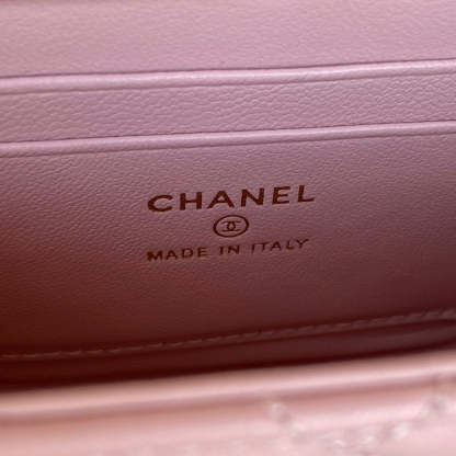 Chanel Clutch With Chain Gold Hardware PiNike For Women, Women&#8217;s Handbags, Shoulder Bags 5.7in/14.5cm