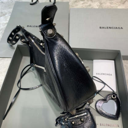 Balen Le Cagole XS Shoulder Bag In Black, For Women,  Bags 13in/33cm