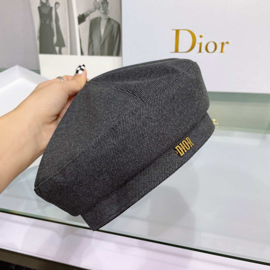 DOR COTTON DRILL BERET GREY
