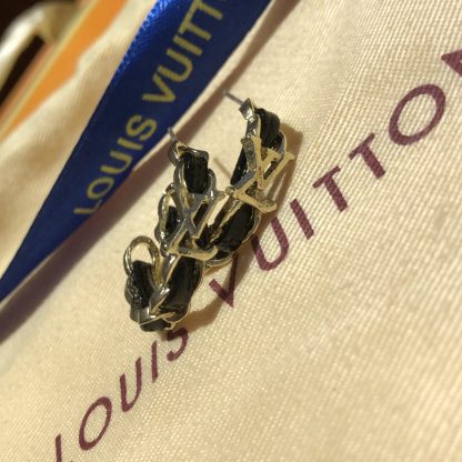 LV LOGO EARRINGS